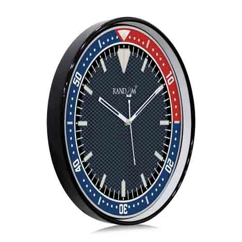 Metallic Foil Finish Wall Clock
