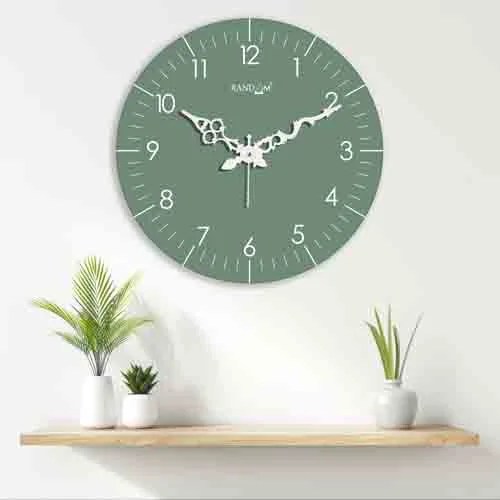 Multicoloured Printed Wall Clock