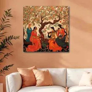 Random Multicoloured 1 Piece Canvas Abstract Wall Paintings