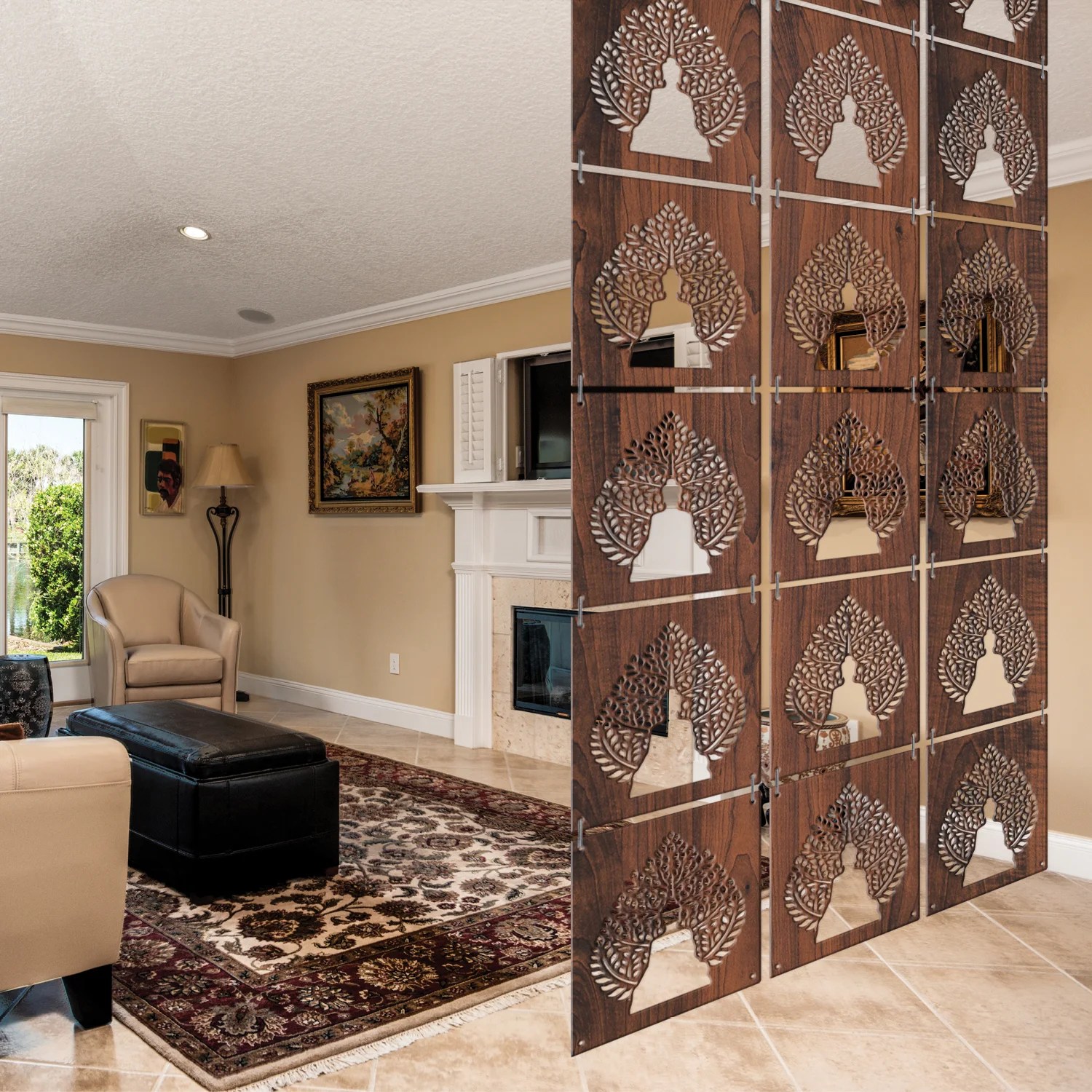 SCREEN & DIVIDER (Hanging DIY Attractive Pattern Panels Wall)